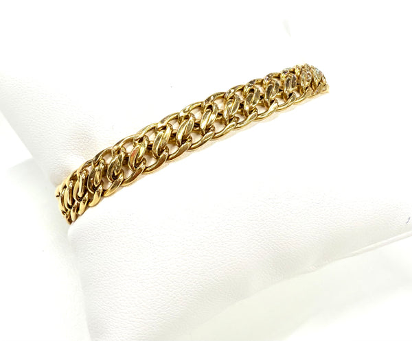 Bracelet maille russe en or 18k 11.58 Grs