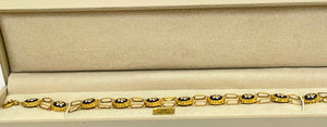 Bracelet Fantaisie en Or Jaune 20K 12.72 Grs
