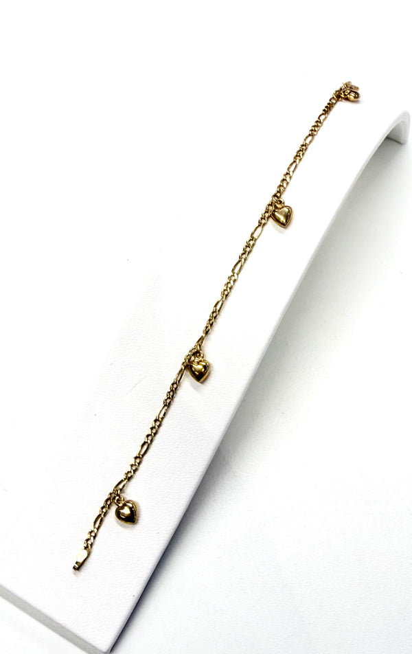 Bracelet Breloque Or Jaune 18k Poids-2.15 Grs