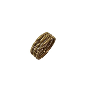 Bague Multirang en Or Jaune 18K - T56 - 3.89 Grs