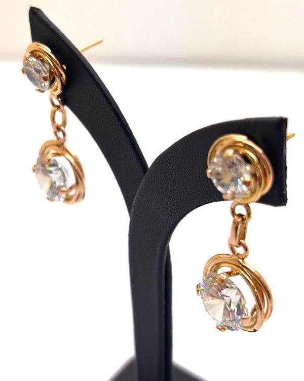 Boucles d'oreilles en Or jaune 18K - 10.73 Grs