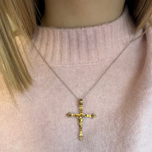 Pendentif Croix Or Jaune 18K - 5.17G