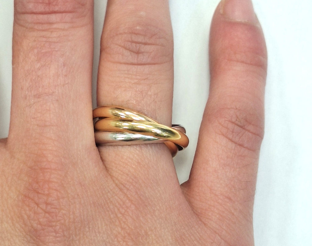 Bague Alliance en 3 Ors 18K