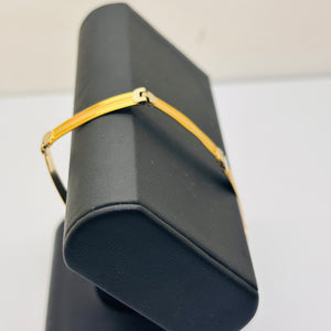 Bracelet gourmette en Or Jaune 18K 12.35 grs