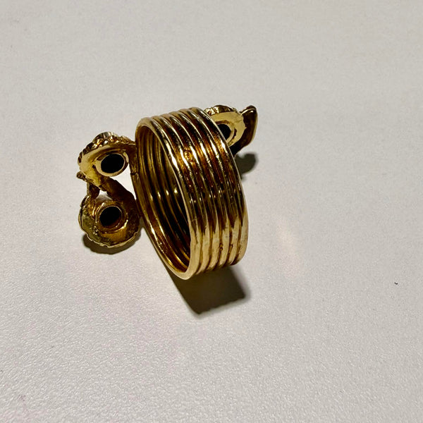Bague en Or Jaune 18K - Taille 48 - 8.30 Grs