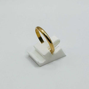 Bague Alliance en Or Jaune 18 Carats - Taille 58.5