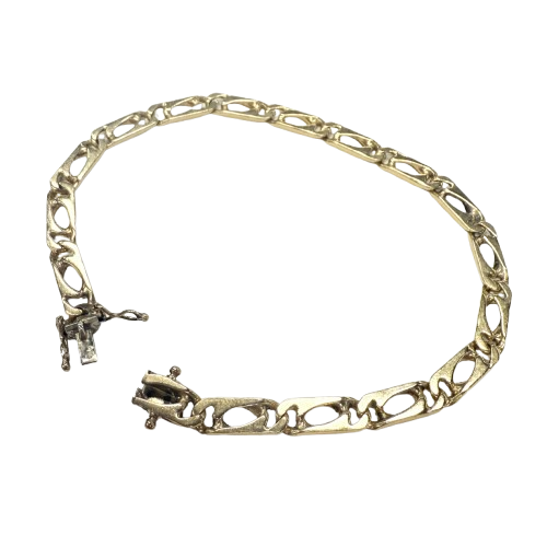 Bracelet en Or Jaune 18k, Maille Fantaisie - 15.81 Grs