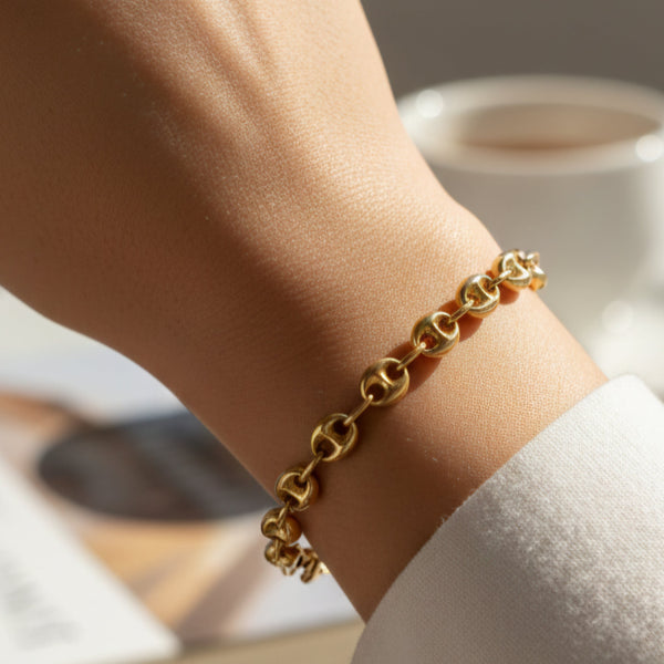 Bracelet en Or Jaune 18 K - 7.83 G