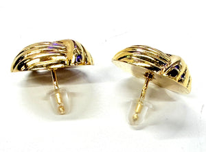Boucles d'oreilles Or Jaune 18k - 3.42 Grs