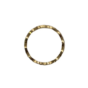 Bague Alliance Or Jaune et Blanc 18K
