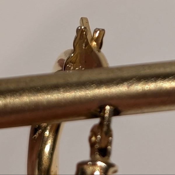 Boucles d'oreilles en or jaune 18K - 1.22 G