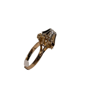 Bague en Or Jaune et Or Gris 18K - Taille 52 - 3.39G