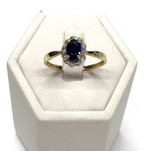 Bague en Or Jaune et or Blanc 18k Taille-55