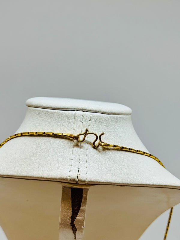 Collier Princesse en Or Jaune 22 Carats - 48cm