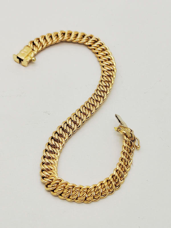 Bracelet en or jaune 18K - 9.23 Grs