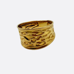 Bague en or jaune 18K - taille 56 - 1.8 G