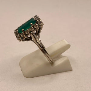 Bague en Or Gris 18K - Taille 52