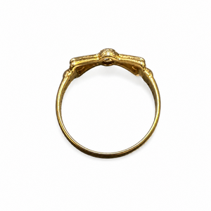 Bague Or Jaune avec Oxyde de Zirconium