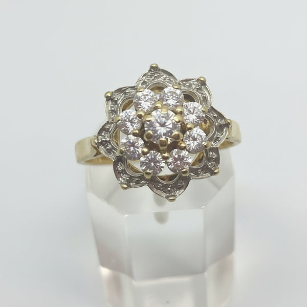 Bague Chou Or Jaune 18 K - Taille 53 - 4 G