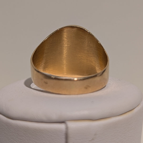 Bague Chevalière en Or Jaune 18 Carats