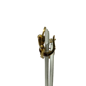 Boucles d'oreilles fantaisie en or jaune 18K - 2.94 G