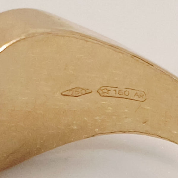 Chevalière en 3 Or 18K - T59 - 4.80gr