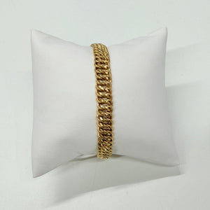 Bracelet Maille Américaine Or Jaune 18k