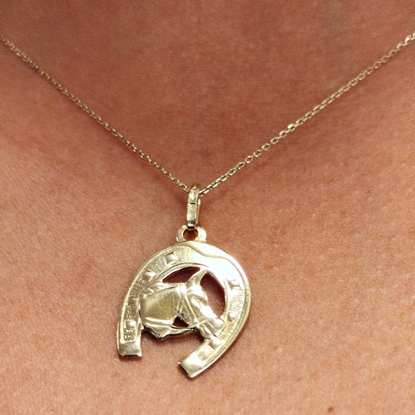 Pendentif Cheval Or Jaune 18 Carats