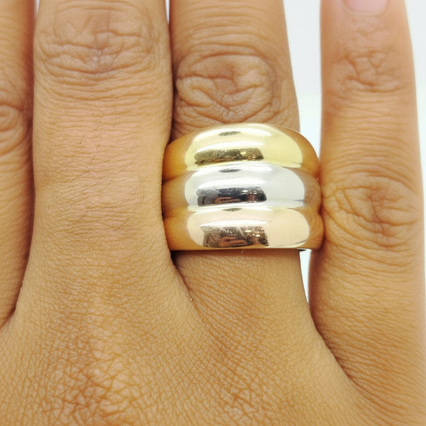 Bagues 3 ors 18K - Taille 54