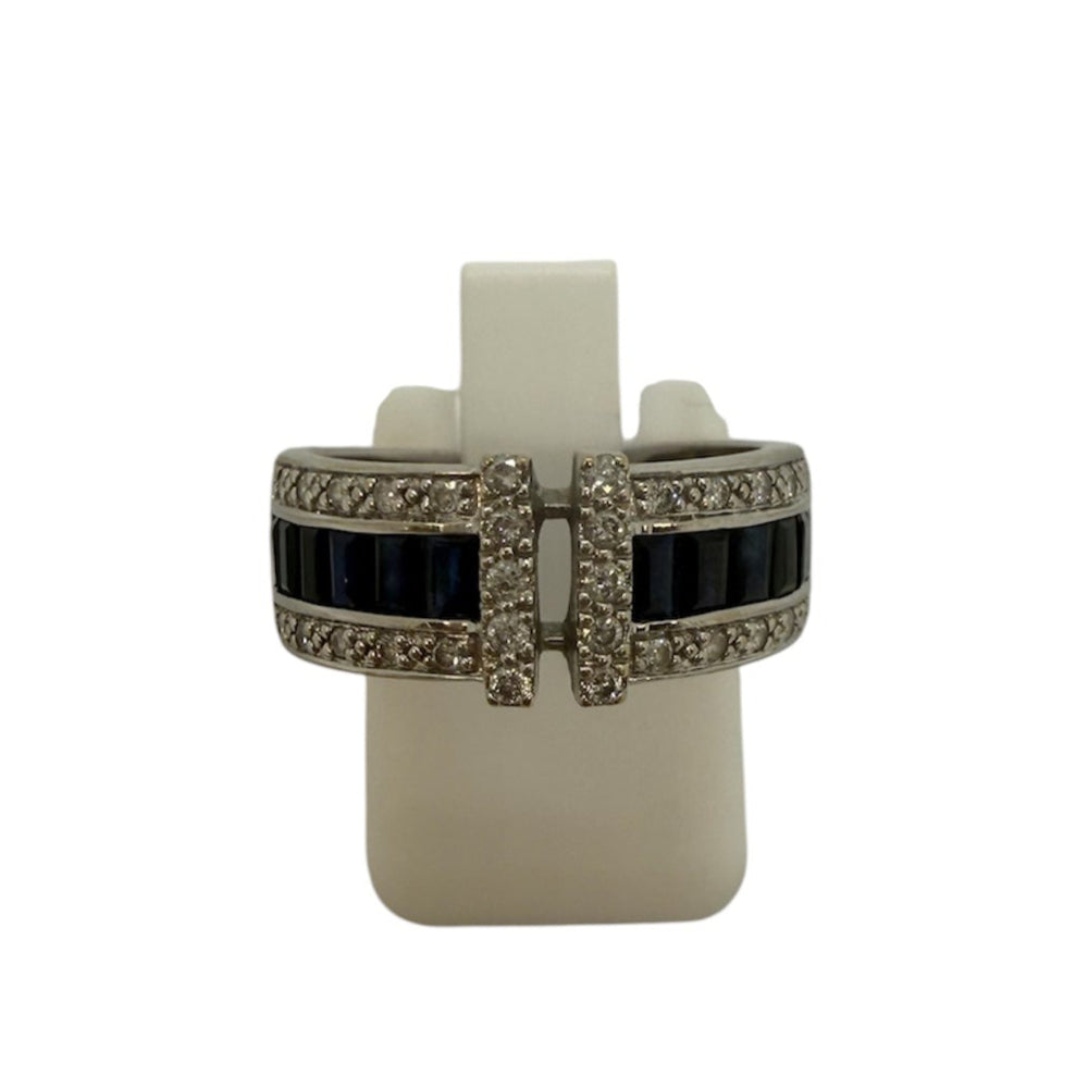 Bague en Or Blanc 18K Taille-51