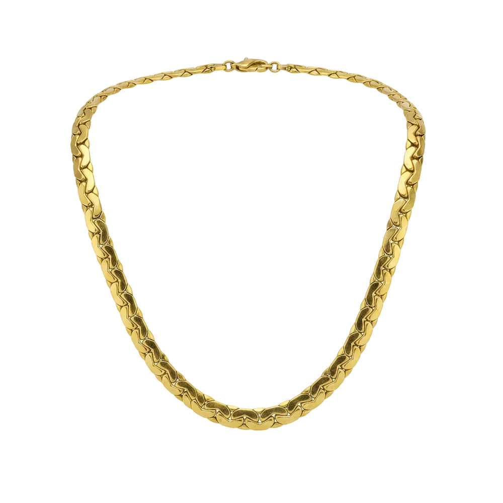 Collier Ras du Cou en Or jaune 18k - 12.55 G