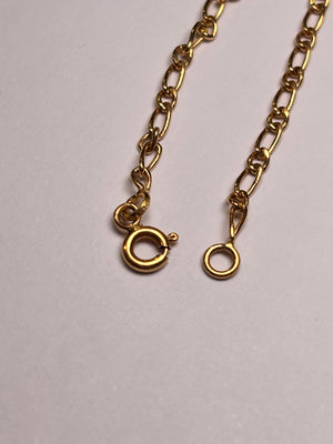 Collier Sautoir en Or Jaune 18 Carats Figaro 50cm