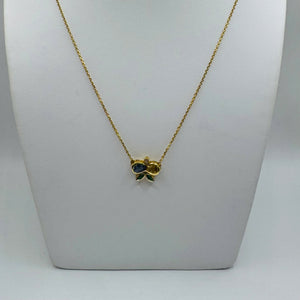 Collier Matinée Or Jaune 18K Diamant Tête d'Aigle