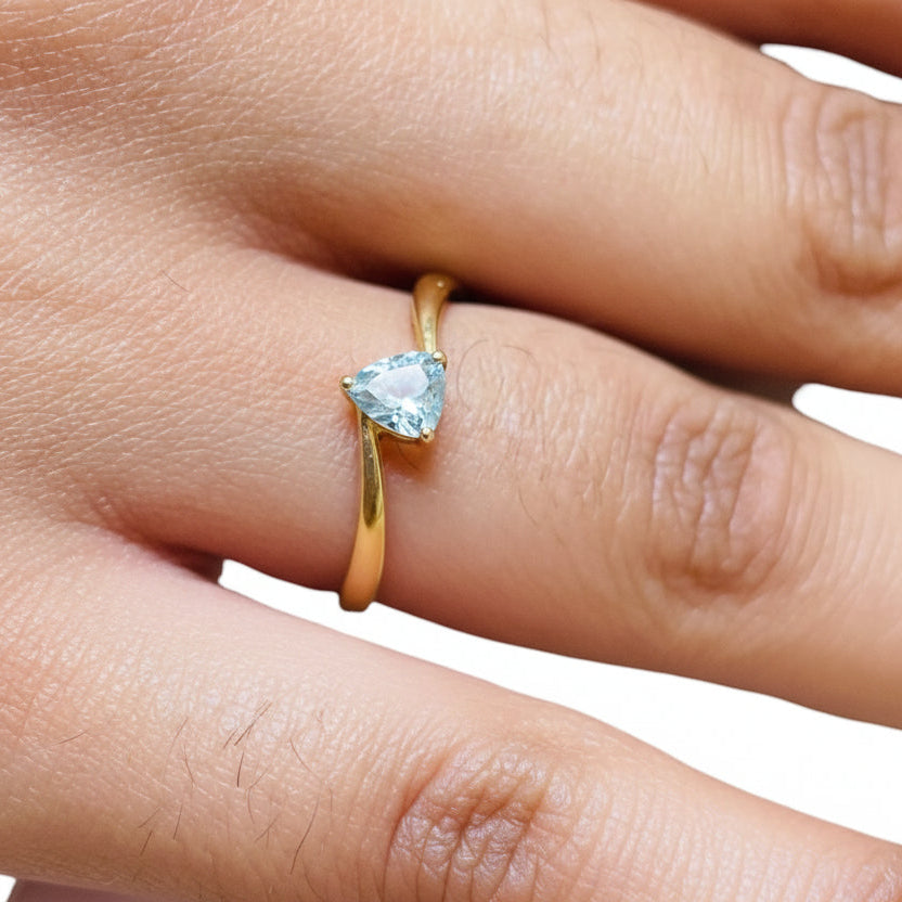 Bague Alliance en Or Jaune 18K - 1.33G - Taille 53