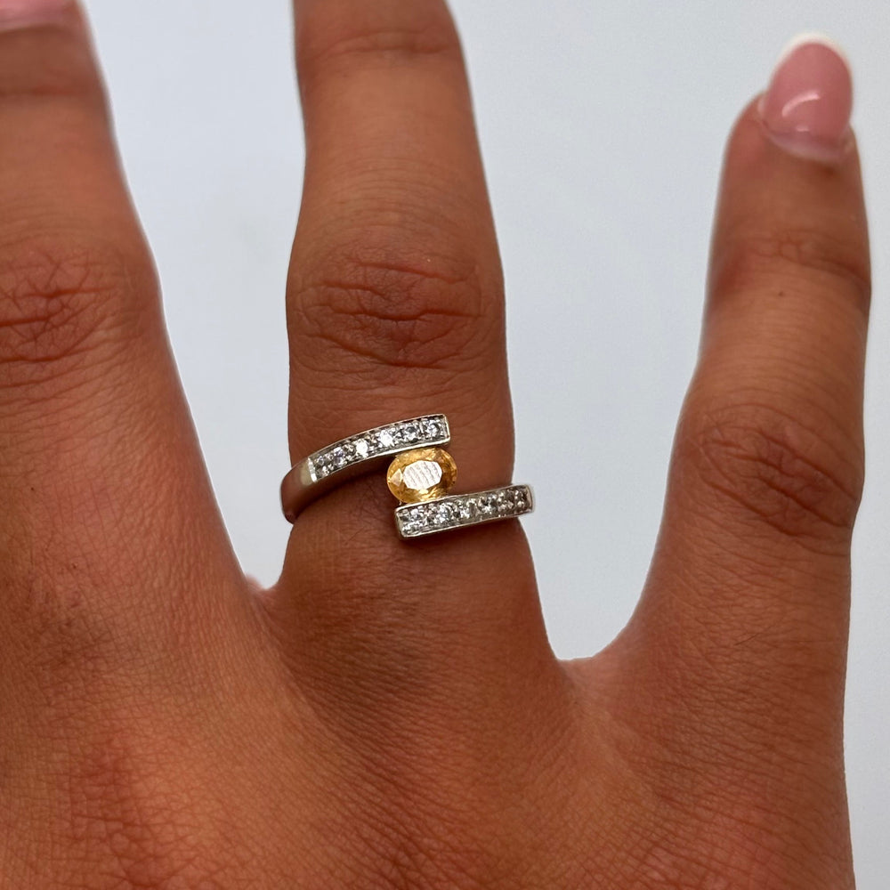Bague en Or Gris 14K - Taille 50
