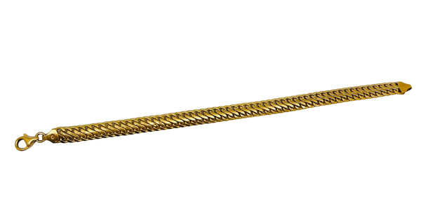 Bracelet en Or Jaune 18 carats maille américaine