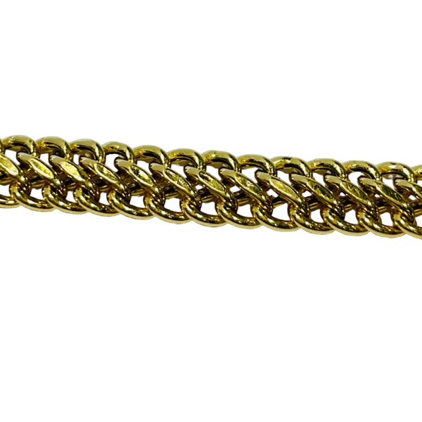 Bracelet Maille Américaine Or Jaune 18K