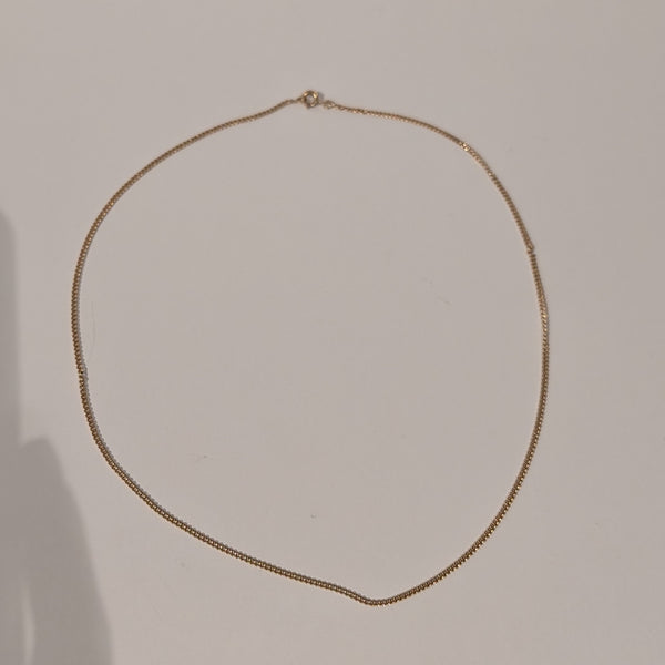 Collier Princesse en Or Jaune 18 K - 50 Cm