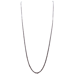 Collier en Or Blanc Matinée Forçat 18K 2.80 Grs