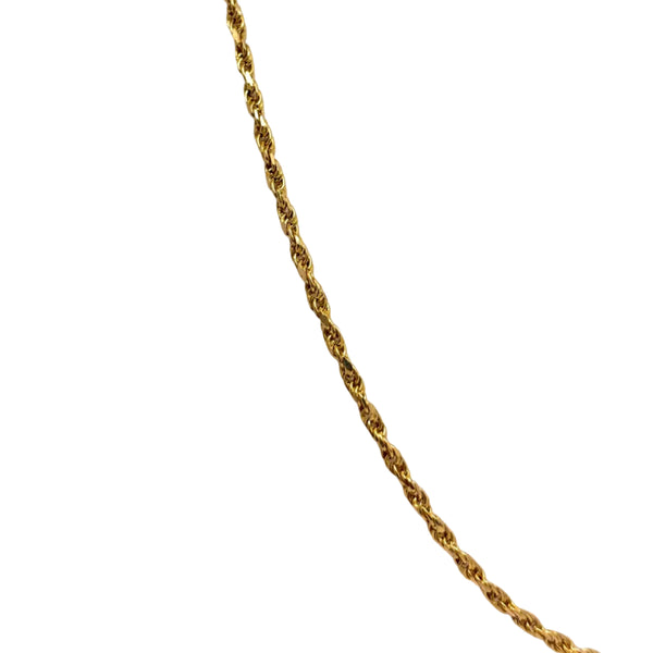 Collier Matinée 18 Carats en Or Jaune Torsadé