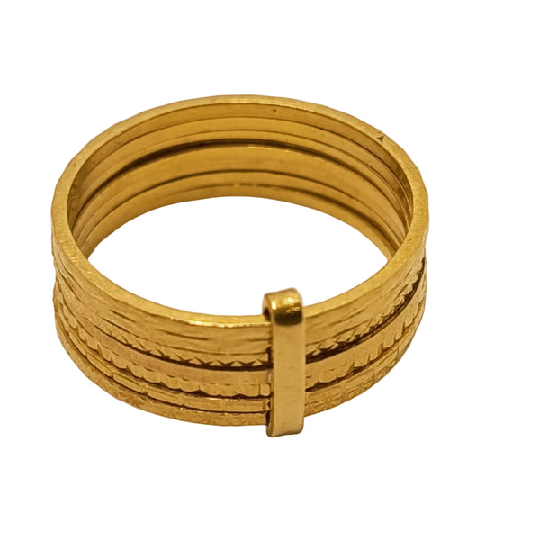 Bague Semainier Or Jaune 18 Carats
