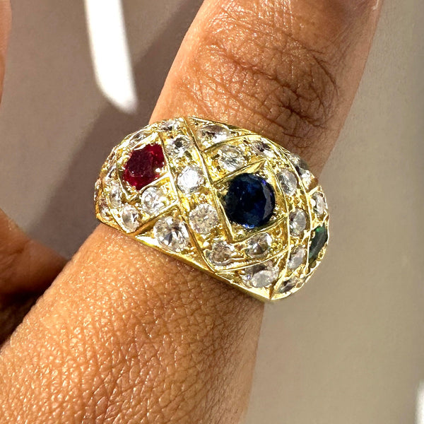 Bagues en or jaune 18 carats
