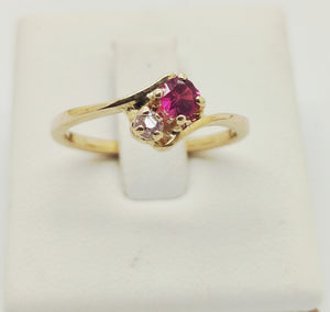 Bague en Or Jaune 18K - Taille 52 - 2.19 Grs