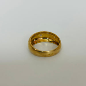 Jonc en or jaune 18K Taille-52