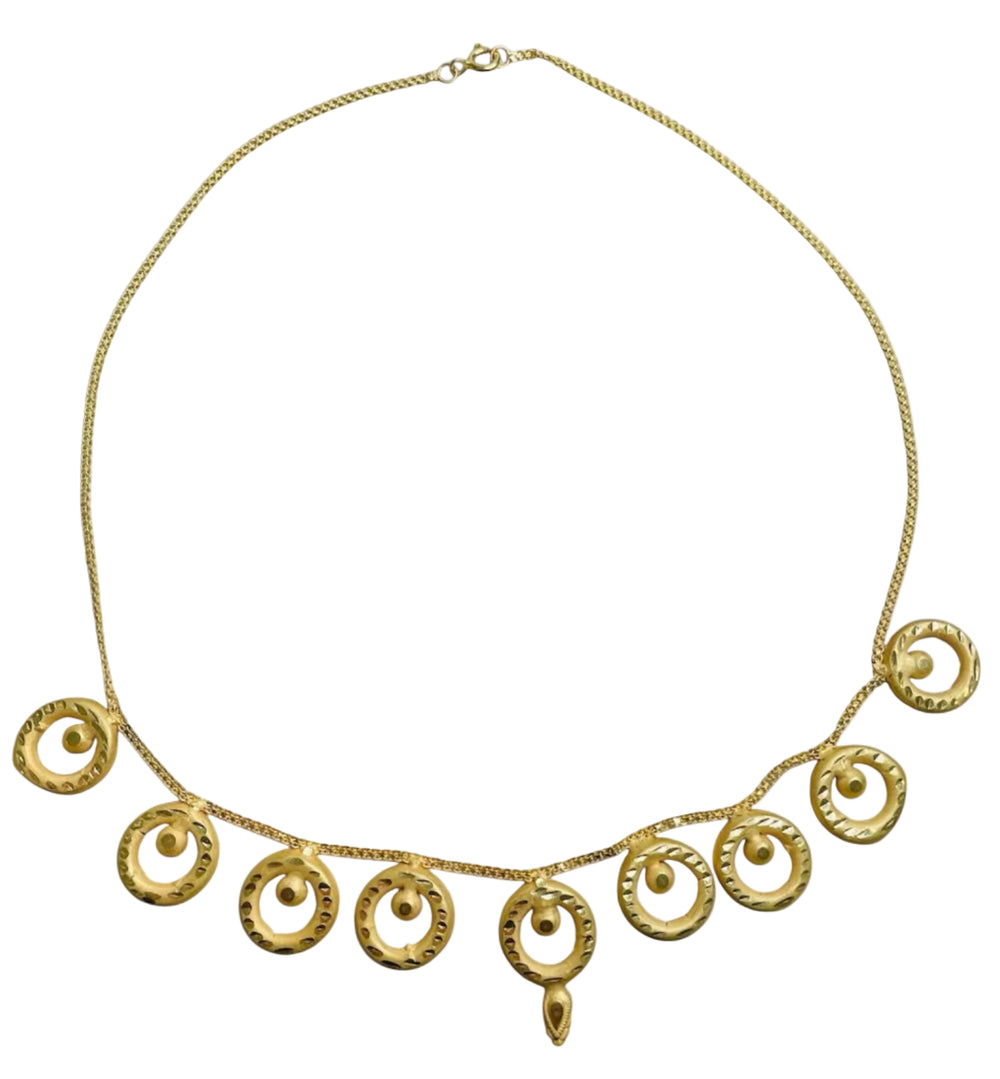 Collier Princesse en Or Jaune 21k - 10.02 G