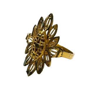 Bague ancienne en Or jaune 18K - Taille 56