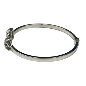 Bracelet Jonc en Or Blanc 18k avec Zirconium