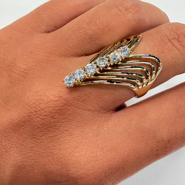 Bagues en Or Jaune 18K - Taille 58