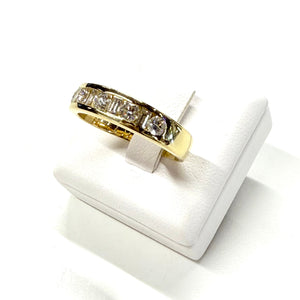 Bague Diamants en Or Jaune 18k  - T 56