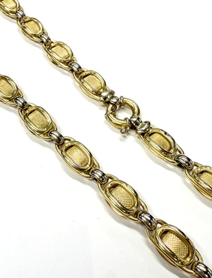 Collier Ras du Cou en 2 Ors 18K